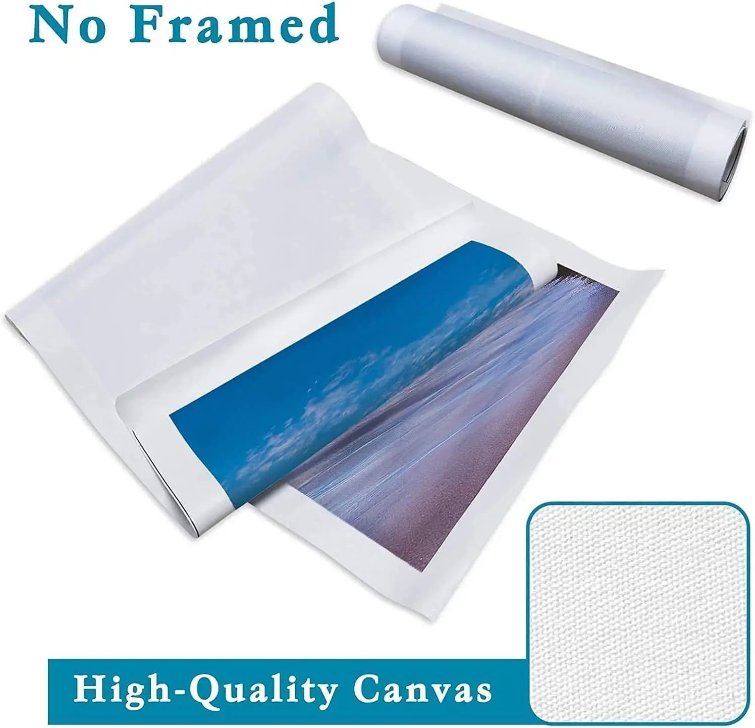 Modern Wall Poster  Hand Drawn Abstract Oil Painting on Canvas with Gold Foil for Living Room Decor