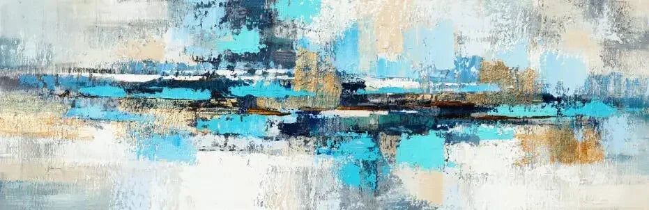 Modern Abstract Aesthetic Wall Art Minimalist Landscape HD Canvas Oil Painting Posters and Prints Home Bedroom Living Room De